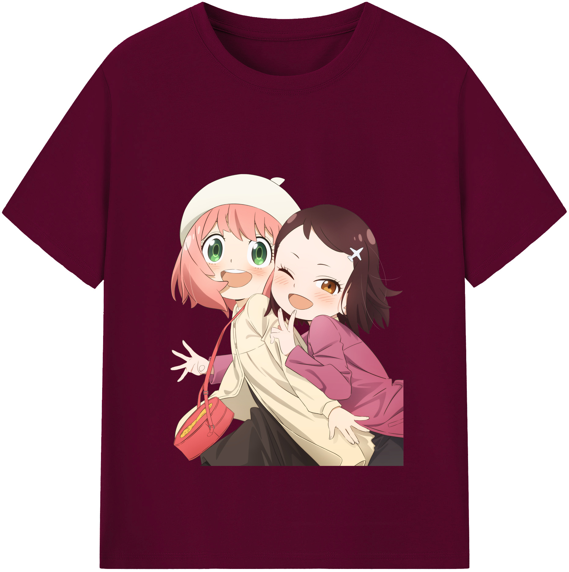 （画像用） SPY×FAMILY间谍家家酒 レディースカジュアルプリントTシャツ（綿100％）